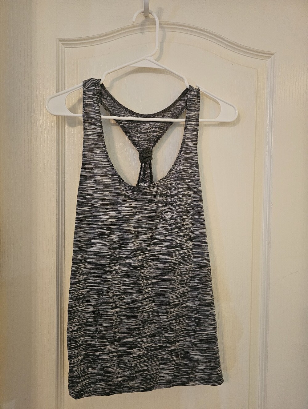 Avia Women's Gray Space-Dye Racerback Tank Top